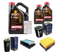 SCT Controllo Set 7L MOTUL 8100 X-CLEAN EFE 5W-30 Per Audi A6 1.9 TDI