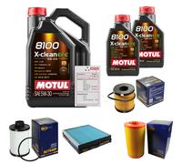 SCT Controllo Set 7L MOTUL 8100 X-CLEAN EFE 5W-30 Per Fiat Ducato Kasten 100