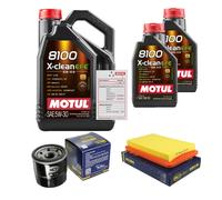 SCT Controllo Set 7L MOTUL 8100 X-CLEAN EFE 5W-30 Per Mazda Premacy 1.9 2.0