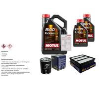 SCT Controllo Set 7L MOTUL 8100 X-CLEAN EFE 5W-30 Per Mitsubishi Colt IV 1.3