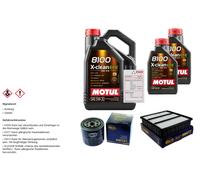 SCT Controllo Set 7L MOTUL 8100 X-CLEAN EFE 5W-30 Per Mitsubishi Lancer V