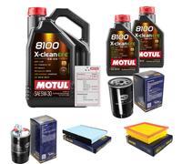 SCT Controllo Set 7L MOTUL 8100 X-CLEAN EFE 5W-30 Per VW Golf III 1.9 TDI