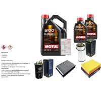 SCT Controllo set 7L MOTUL 8100 X-CLEAN EFE 5W-30 per VW Passat Variant 1.9