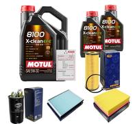 SCT Controllo Set 7L MOTUL 8100 X-CLEAN EFE 5W-30 Per VW Passat Variant 1.9