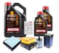 SCT Controllo Set 7L MOTUL 8100 X-CLEAN EFE 5W-30 Per VW Polo 1.4 TDI 1.9