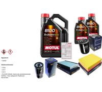 Sct Controllo Set 7L Motul 8100 x-Pulire 0W-30 per Audi A6 1.9 Tdi