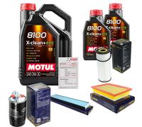 Sct Controllo Set 7L Motul 8100 x-Pulire 0W-30 per Di VW Sharan 1.9