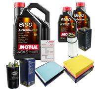 Sct Controllo Set 7L Motul 8100 x-Pulire 0W-30 per Per VW Passat Variant 1.9