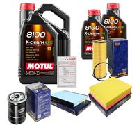 Sct Controllo Set 7L Motul 8100 x-Pulire 0W-30 per VW Passat Variant 1.9