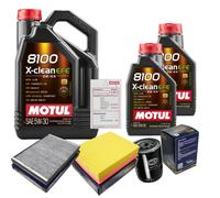 Sct Controllo Set 7L Motul 8100 x-Pulire Efe 5W-30 per ' Aria Audi A6 1.9
