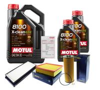 Sct Controllo Set 7L Motul 8100 x-Pulire Efe 5W-30 per . Audi A4 Avant 2.5