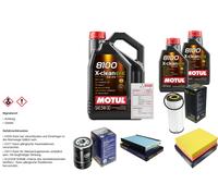 Sct Controllo Set 7L Motul 8100 x-Pulire Efe 5W-30 per Audi A6 Avant .1.9