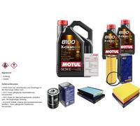 Sct Controllo Set 7L Motul 8100 x-Pulire Efe 5W-30 per . Audi A6 Avant 1.9