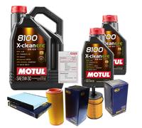 Sct Controllo Set 7L Motul 8100 x-Pulire Efe 5W-30 per Di VW Lupo 1.4