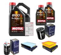 Sct Controllo Set 7L Motul 8100 x-Pulire Efe 5W-30 per VW Vento 1.9 Td da Golf