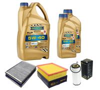 SCT Controllo Set 7L RAVENOL 5W-40 per Audi A4 2.0 TDI 16V 1.9