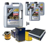 SCT Controllo Set 8 L Liqui Moly Special Tec F 5W-30 Per Volvo V50 MW 2.0 D