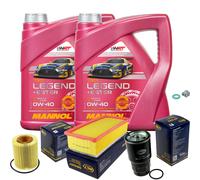 Sct Controllo Set 8 L mannol Legend + Ester 0W-40 per Legno Toyota Corolla Verso