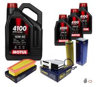 SCT Controllo Set 8 L MOTUL 4100 SYN-nergy SPEC 10W40 Per Mercedes C-Klasse