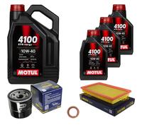 Sct Controllo Set 8 L Motul 4100 Syn-Nergy Spec 10W40 per Nissan Almera Tino