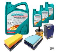 SCT Controllo Set 8L ADDINOL GIGA LIGHT MV 5W-30 Per Seat Altea 5P1 2.0 TDi