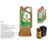 Sct Controllo Set 8L castrol edge 5W-30 C3 per Opel Vivaro Cassa 2.5