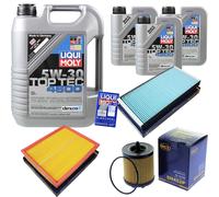 SCT Controllo Set 8L Liqui Moly Top Tec 5W-30 per Saab 9-3 Cabriolet 1.8 T