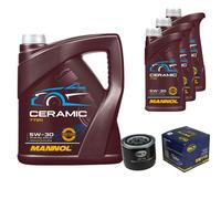 SCT Controllo Set 8L MANNOL Ceramic 5W-30 Per Volvo 340-360 1.4 1.6 Diesel