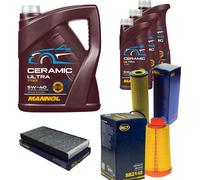 SCT Controllo Set 8L MANNOL Ceramic 5W-40 Per Mercedes-Benz SLK 200