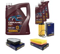 SCT Controllo Set 8L MANNOL Ceramic Pro 10W-40 Per Mercedes-Benz E-Klasse