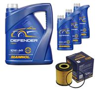 SCT Controllo Set 8L MANNOL Defender 10W-40 per Volvo V40 1.8 1.6