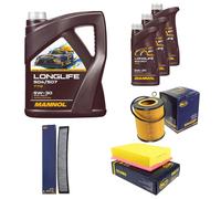 SCT Controllo Set 8L MANNOL LONGLIFE 504/507 5W-30 Per BMW 3er Cabriolet 320