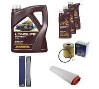 Sct Controllo Set 8L mannol Longlife 504/507 5W-30 per Di BMW 3er Touring
