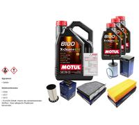 Sct Controllo Set 8L Motul 8100 x-Pulire 0W-30 per VW Passat Cc 2.0