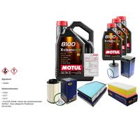 Sct Controllo Set 8L Motul 8100 x-Pulire 0W-30 per VW Touran Della 1.9 Tdi