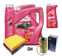 SCT Controllo Set 9 L MANNOL LEGEND+ESTER 0W-40 Per BMW 7 Serie E38 740I IL