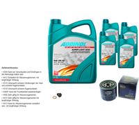 SCT Controllo Set 9L ADDINOL SUPER LIGHT 5W-40 Per Isuzu Trooper II UB 3.2