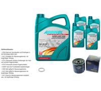 SCT Controllo Set 9L ADDINOL SUPER LIGHT 5W-40 Per Isuzu Trooper III UB 3.2