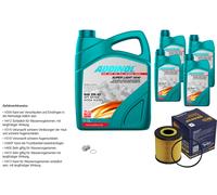 SCT Controllo Set 9L ADDINOL SUPER LIGHT 5W-40 Per Volvo C70 I Cabriolet TS