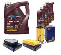SCT Controllo Set 9L MANNOL Ceramic Pro 10W-40 Per Mercedes-Benz E-Klasse