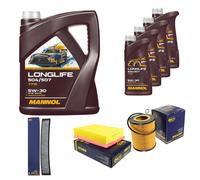 SCT Controllo Set 9L MANNOL LONGLIFE 504/507 5W-30 Per BMW 3er Cabriolet 320