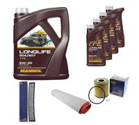 Sct Controllo Set 9L mannol Longlife 504/507 5W-30 per BMW Serie 3er Touring