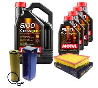 Sct Controllo Set 9L Motul 8100 x-Cess 5W-40 per Di