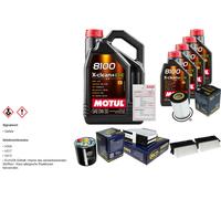 Sct Controllo Set 9L Motul 8100 x-Clean 0W-30 per Mercedes-Benz