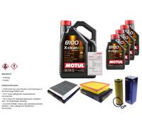 Sct Controllo Set 9L Motul 8100 x-Clean Efe 5W-30 per