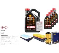 SCT Controllo Set 9L MOTUL 8100 X-CLEAN EFE 5W-30 Per Mercedes-Benz C-Klasse