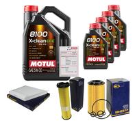 SCT Controllo Set 9L MOTUL 8100 X-CLEAN EFE 5W-30 Per Mercedes-Benz E-Klasse