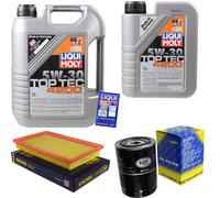 Sct Controllo Set Liqui Moly 6L 5W-30 per Nissan Vanette Cargo Scatola 2.3