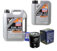 SCT Controllo Set Liqui Moly Top Tec 6L 5W-30 Per Hyundai I10 1.0 1.2 I20
