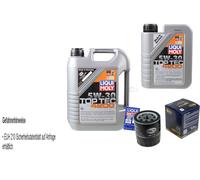 Sct Controllo Set Liqui Moly Top Tec 6L 5W-30 per Peugeot 206 Hatchback 1.4i